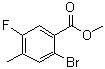 结构式 CAS# 1204304-98-2, 2-溴-5-氟-4-甲基苯甲酸甲酯