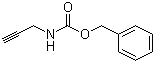 structure of CAS# 120539-91-5, Benzyl N-propargylcarbamate;2-Propynyl-carbamic acid phenylmethyl ester; N-2-Propyn-1-yl-carbamic acid phenylmethyl ester; N-Cbz-propargylamine