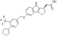 结构式 CAS# 1206123-37-6, 依曲尼司莫