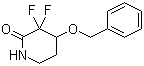 structure of CAS# 1206540-58-0, 3,3-Difluoro-4-(phenylmethoxy)-2-piperidinone
