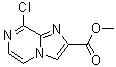 结构式 CAS# 1206981-34-1, 8-氯咪唑并[1,2-a]吡嗪-2-羧酸甲酯