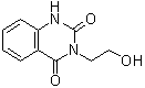 结构式 CAS# 1207-75-6, 3-(2-羟基乙基)-2,4(1H,3H)-喹唑啉二酮