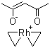 structure of CAS# 12082-47-2, Acetylacetonatobis(ethylene)rhodium(I)