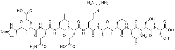 structure of CAS# 1208243-50-8, Cibinetide;ARA290; PHBSP; PH-BSP; PH BSP;(4S)-5-[[(2S)-5-amino-1-[[(2S)-1-[[(2S)-1-[[(2S)-1-[[(2S)-1-[[(2S)-1-[[(2S)-4-amino-1-[[(2S)-1-[[(1S)-1-carboxy-2-hydroxyethyl]amino]-3-hydroxy-1-oxopropan-2-yl]amino]-1,4-dioxobutan-2-yl]amino]-4-methyl-1-oxopentan-2-yl]amino]-1-oxopropan-2-yl]amino]-5-(diaminomethylideneamino)-1-oxopentan-2-yl]amino]-4-carboxy-1-oxobutan-2-yl]amino]-4-methyl-1-oxopentan-2-yl]amino]-1,5-dioxopentan-2-yl]amino]-5-oxo-4-[[(2S)-5-oxopyrrolidine-2-carbonyl]amino]pentanoic acid