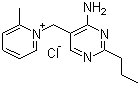 structure of CAS# 121-25-5, Amprolium;1-[(4-Amino-2-propyl-5-pyrimidinyl)methyl]-2-methylpyridinium chloride