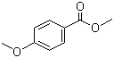 structure of CAS# 121-98-2, Methyl anisate;Methyl 4-methoxybenzoate; Methyl p-anisate; p-Anisic acid methyl ester; 4-methoxybenzoic acid methyl ester