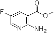 结构式 CAS# 1211535-54-4, 2-氨基-5-氟-3-吡啶羧酸甲酯