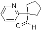 结构式 CAS# 1211594-98-7, 1-(2-吡啶基)环戊烷甲醛