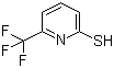 结构式 CAS# 121307-80-0, 6-(三氟甲基)吡啶-2-硫醇