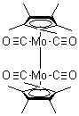 structure of CAS# 12132-04-6, Tetracarbonylbis[(1,2,3,4,5-eta)-1,2,3,4,5-pentamethyl-2,4-cyclopentadien-1-yl]dimolybdenum