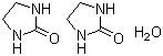 structure of CAS# 121325-67-5, 2-Imidazolidone hemihydrate;2-Imidazolidinone hemihydrate; Ethylene urea hemihydrate