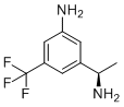 结构式 CAS# 1213552-98-7, (R)-3-(1-氨乙基)-5-三氟甲基苯胺