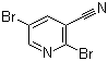 结构式 CAS# 1214340-41-6, 2,5-二溴-3-氰基吡啶
