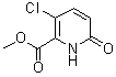 结构式 CAS# 1214361-05-3, 3-氯-1,6-二氢-6-氧代-2-吡啶羧酸甲酯