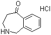 结构式 CAS# 1215074-38-6, 1,2,3,4-四氢-5H-2-苯并氮杂卓-5-酮盐酸盐