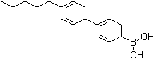 结构式 CAS# 121554-18-5, (4'-戊基[1,1'-联苯]-4-基)硼酸