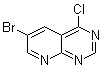 结构式 CAS# 1215787-31-7, 6-溴-4-氯吡啶并[2,3-d]嘧啶
