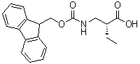 structure of CAS# 1217711-57-3, (2R)-2-[[[(9H-Fluoren-9-ylmethoxy)carbonyl]amino]methyl]butanoic acid