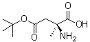 structure of CAS# 1217977-71-3, 2-Methyl-L-aspartic acid 4-(1,1-dimethylethyl) ester