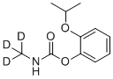 structure of CAS# 1219798-56-7, Propoxur D3 (N-methyl D3);(2-propan-2-yloxyphenyl) N-(trideuteriomethyl)carbamate