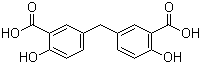structure of CAS# 122-25-8, 5,5'-Methylenedisalicylic acid