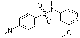 结构式 CAS# 1220-83-3, 磺胺间甲氧嘧啶; N-(6-甲氧基-4-嘧啶基)-4-氨基苯磺酰胺