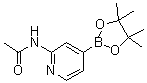 structure of CAS# 1220220-21-2, N-[4-(4,4,5,5-Tetramethyl-1,3,2-dioxaborolan-2-yl)pyridin-2-yl]acetamide