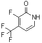 structure of CAS# 1227594-89-9, 3-Fluoro-4-(trifluoromethyl)-2(1H)-pyridinone