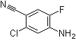 结构式 CAS# 1228376-68-8, 4-氨基-2-氯-5-氟苯甲腈