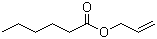 Allyl hexanoate molecular structure (CAS 123-68-2)