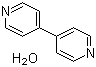 结构式 CAS# 123333-55-1, 4,4'-联吡啶水合物