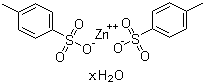 structure of CAS# 123334-05-4, 4-Methylbenzenesulfonic acid zinc salt hydrate