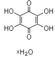 结构式 CAS# 123334-16-7, 2,3,5,6-四羟基-2,5-环己二烯-1,4-二酮水合物