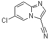 结构式 CAS# 123531-24-8, 6-氯咪唑并[1,2-a]吡啶-3-甲腈