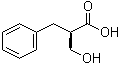 structure of CAS# 123802-80-2, (R)-2-Hydroxymethyl-3-phenylpropionic acid;(alphaR)-alpha-(Hydroxymethyl)benzenepropanoic acid