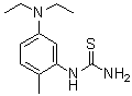 结构式 CAS# 1241428-52-3, N-[5-(二乙基氨基)-2-甲基苯基]硫脲
