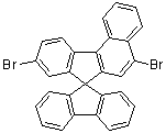structure of CAS# 1242570-65-5, 5,9-Dibromospiro[7H-benzo[c]fluorene-7,9'-[9H]fluorene]