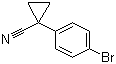结构式 CAS# 124276-67-1, 1-(4-溴苯基)环丙烷甲腈