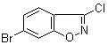 结构式 CAS# 1243389-57-2, 6-溴-3-氯-1,2-苯并异恶唑