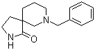 结构式 CAS# 1245643-65-5, 7-苄基-2,7-二氮杂螺[4.5]癸烷-1-酮