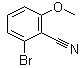 结构式 CAS# 1245647-50-0, 2-溴-6-甲氧基苯甲腈
