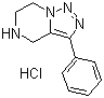 structure of CAS# 1245782-72-2, 4,5,6,7-Tetrahydro-3-phenyl-[1,2,3]triazolo[1,5-a]pyrazine hydrochloride