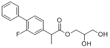 Flurbiprofen Glyceryl Ester molecular structure (CAS 124635-84-3)