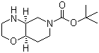 structure of CAS# 1246650-98-5, (4aR,8aS)-rel-Hexahydro-2H-pyrido[4,3-b]-1,4-oxazine-6(5H)-carboxylic acid tert-butyl ester