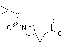 结构式 CAS# 1251012-82-4, 5-(叔丁氧羰基)-5-氮杂螺[2.3]己烷-1-羧酸