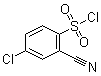 结构式 CAS# 1251087-10-1, 4-氯-2-氰基苯磺酰氯