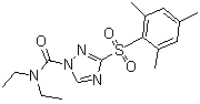 结构式 CAS# 125306-83-4, 唑草胺