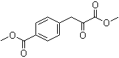 structure of CAS# 125369-26-8, 4-(Methoxycarbonyl)-alpha-oxobenzenepropanoic acid methyl ester