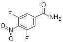 结构式 CAS# 1260882-93-6, 3,5-二氟-4-硝基苯甲酰胺