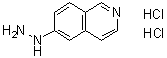 结构式 CAS# 1260888-16-1, 6-肼基异喹啉二盐酸盐